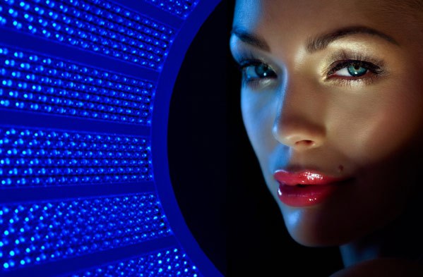 Blue led light therapy